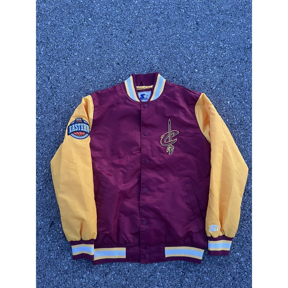 Vintage 2000s Starter Cleveland Cavaliers button up jacket size L